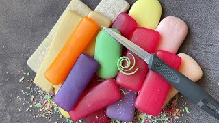 ASMR Colorful Soap Dicing • So Many Tiny Cubes! ✨🧼