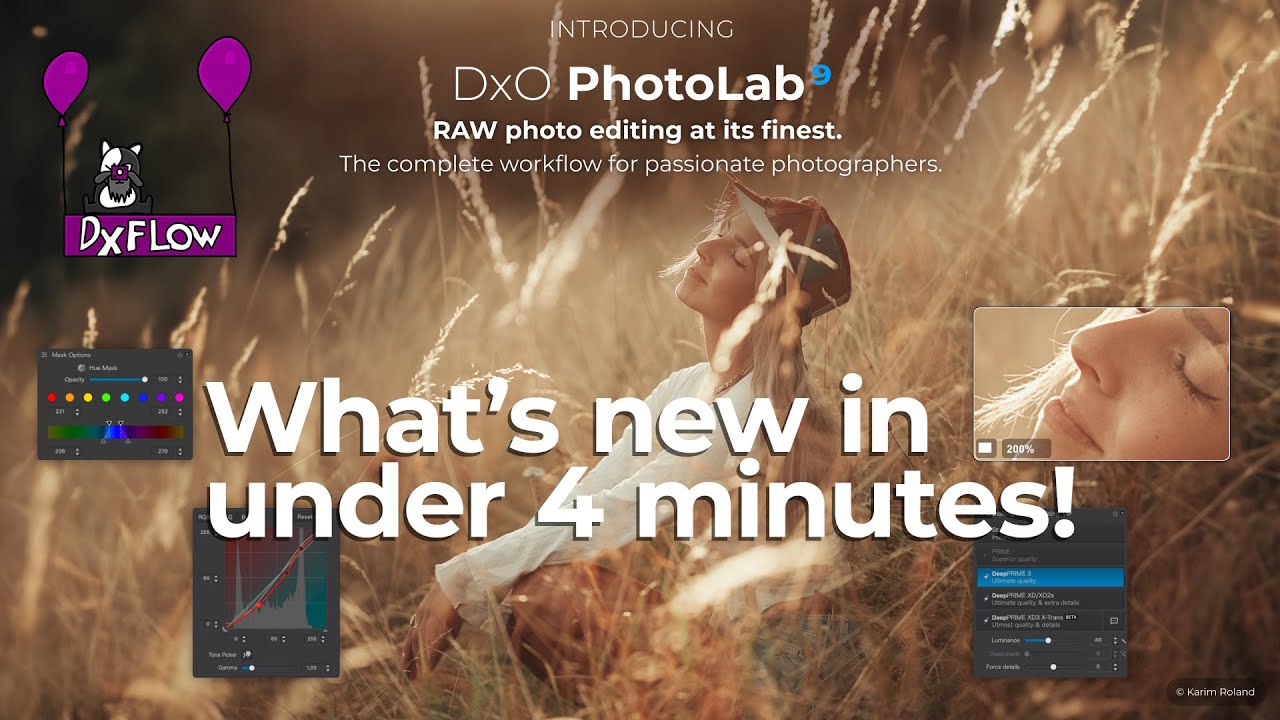 Что нового в DxO PhotoLab 9 (менее чем за 4 минуты)