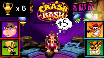 (2 Players) Crash Bash #5 World 3 - Coop Multiplayer Gameplay - No Commentary - Android PS1