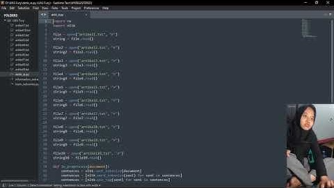 NER ( Named Entity Recognition ) UAS Text Mining - Fury Makhfudzoh - 7A1 - 181080200136