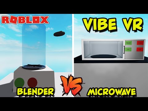 Oofing Players In Roblox Vibe Vr But Which Is Best Blender Or Microwave Youtube - levitating on a blender mesh building support roblox