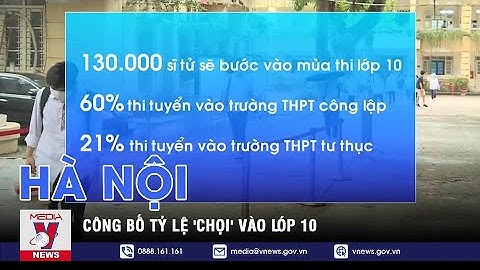 Hà Nội công bố tỷ lệ "chọi" vào lớp 10 - VNEWS