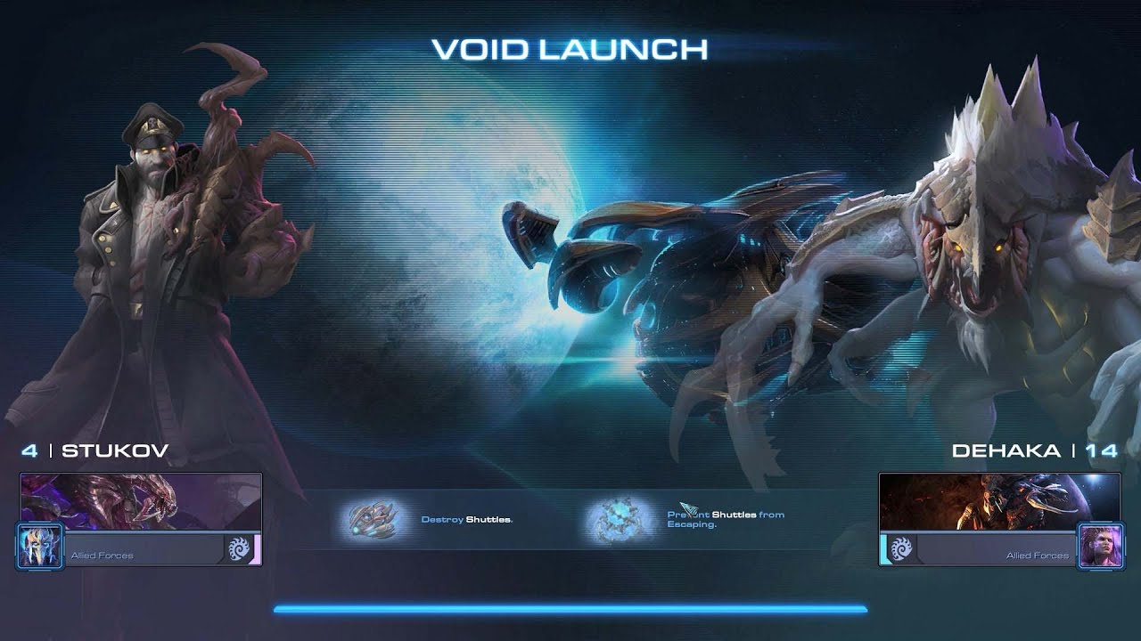 StarCraft II - Co-op - Commander Alexei Stukov - Void Launch - YouTube
