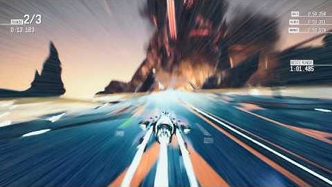 Redout: Vulcano Hell 3lap demonstration (old)