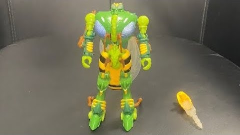 Transformers generations thrilling 30 Waspinator complete transformation process video. T30 deluxe