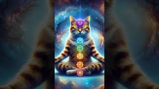 Chakra Meditation Cat #cat #chakras #meditation