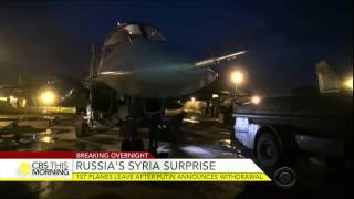 Russian Forces Begin To Withdraw From Syria
