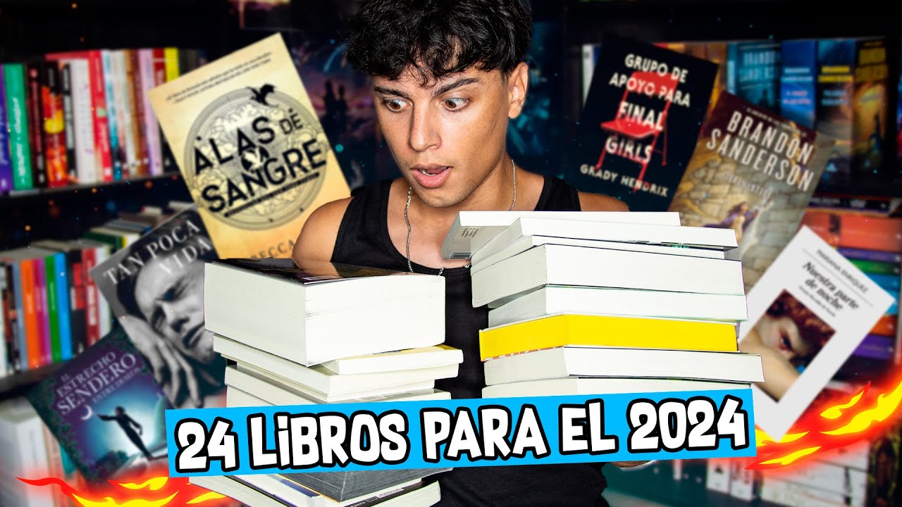 24 libros que quiero leer en 2024 - YouTube