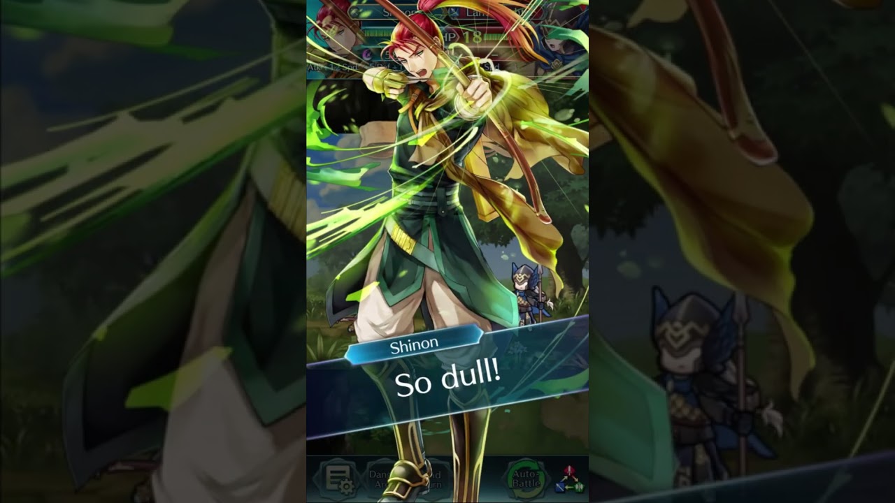 Shinon Critical Quotes - Fire Emblem Heroes 