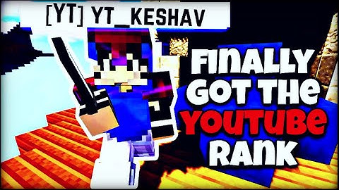 I got YOUTUBE Rank in UltmisMC Network