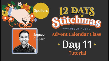 SPOILERS! 12 Days of Stitchmas Advent Calendar 2024 | Day 11 With Jaycee Gaspar