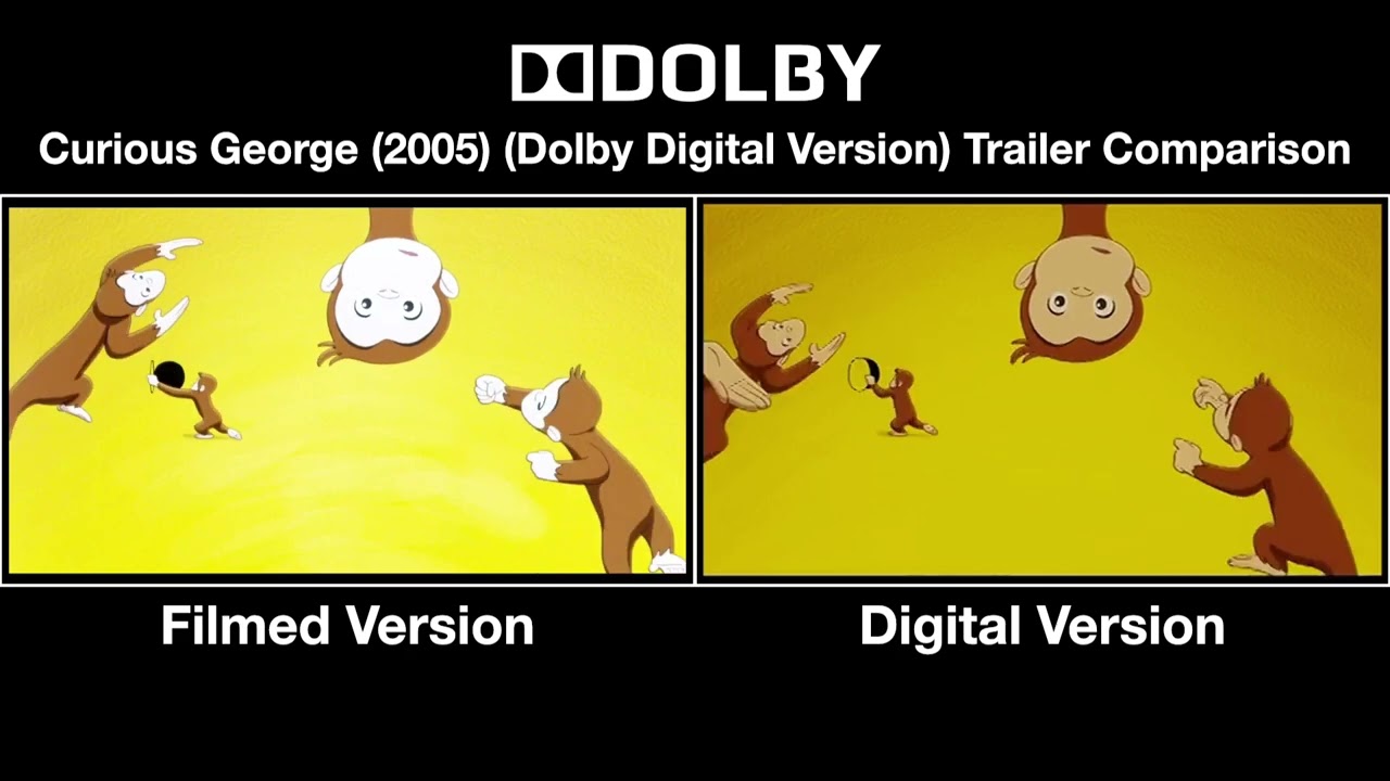 Curious George (2005) (Dolby Digital Version) Trailer Comparison