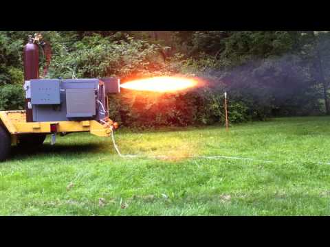 SH2N-200 Hybrid Rocket Engine (Test 08/19/11)