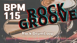 Rock Drum Loop Practice Tool 115bpm