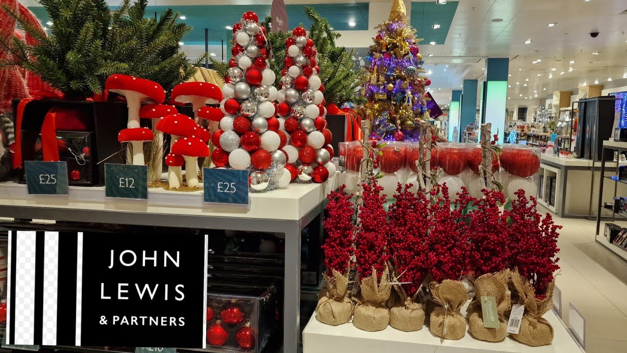 John Lewis Christmas shop/ornaments/xmas with me 