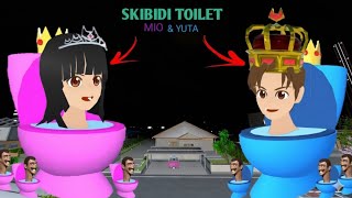 YUTA MIO Panik CCTV Recording Skibidi Toilet Haunted's 👺 !! SAKURA SCHOOL SIMULATOR Horror Drama 😱