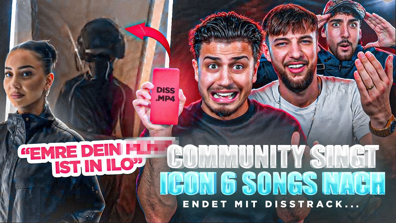 VERBOTENES GERÜCHT ÜBER EMRE & ILO 😱 Community Singt ICON Songs nach 🎤