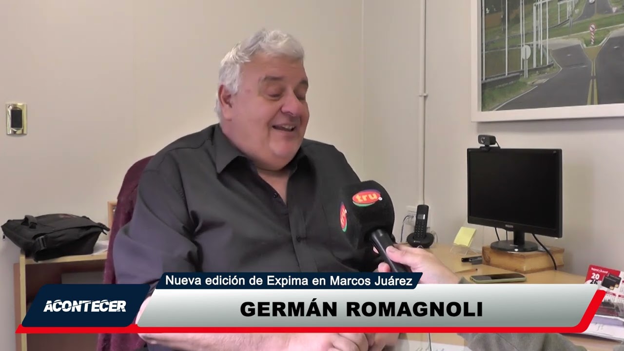 Marcos Juárez: Se viene una nueva edición de Expima en la ciudad
