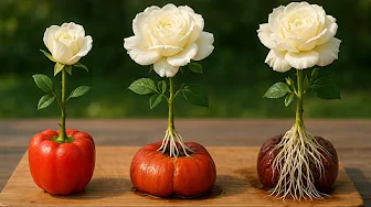Weird Tip: Propagating Roses with Chili Peppers, Easy and Effective