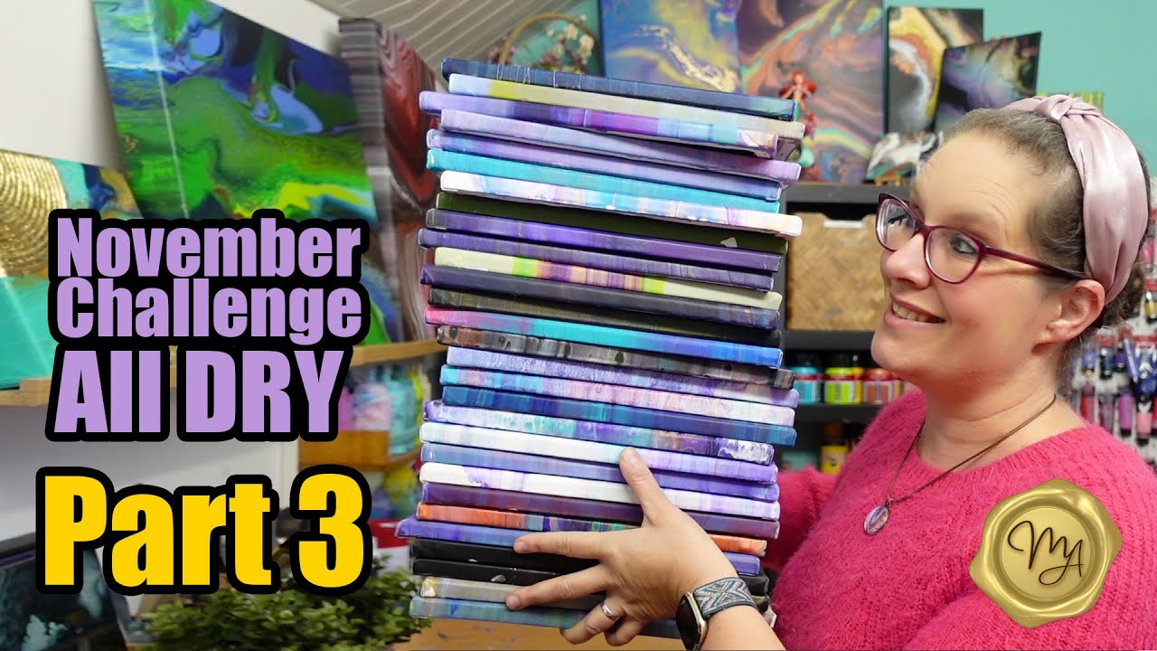 30-дневный челлендж по флюид-арту | 10 удивительных техник и результатов флюид-арта от MarjoleinA...