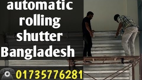 Automatic rolling shutter. auto roller shutter. automatic rolling shutter