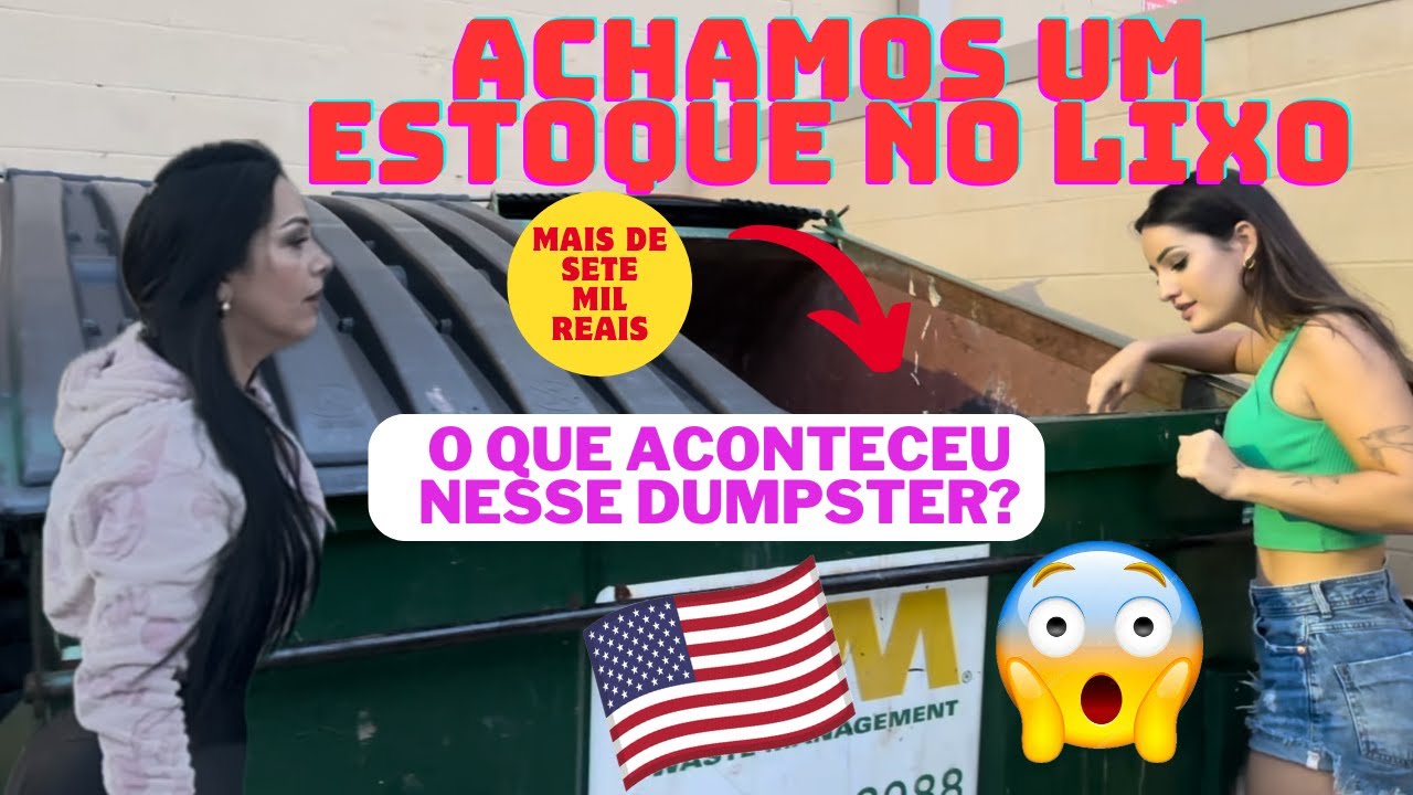 😱Um estoque dentro do dumpster! 🤩🙃Você não vai acreditar! Nunca vimos tanta coisa de uma só vez!🤩🤑🇺🇸