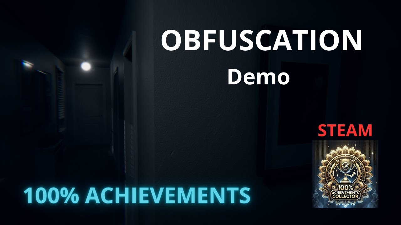 Obfuscation Demo - 100% Achievements Run [STEAM] - YouTube