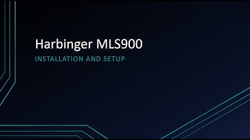 Harbinger MLS900: Installation and use.