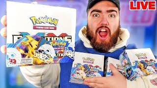 Hunting for Charizard! Opening Pokémon EVOLUTIONS Packs! (LIVE Box Break)