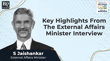 NDTV Decoding G20: Key Highlights From Interview With Union Minister S Jaishankar | BQ Prime