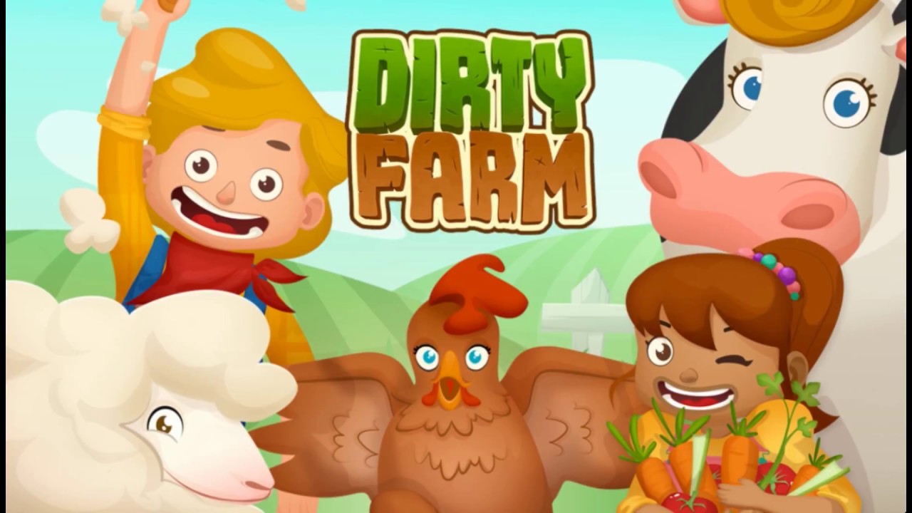 Farm Animals Care - Children Learn How To Clean and Care of Dirty Farm