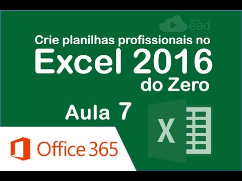 📈 Cálculo entre Planilhas | Crie planilhas no Excel 2016 do zero | Aula 7 www.aulaEAD.com