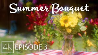 Summer Bouquet - Episode 3 | 4K Screensaver with Dreamy Flower Colors and Relaxing Garden Sounds screenshot 3