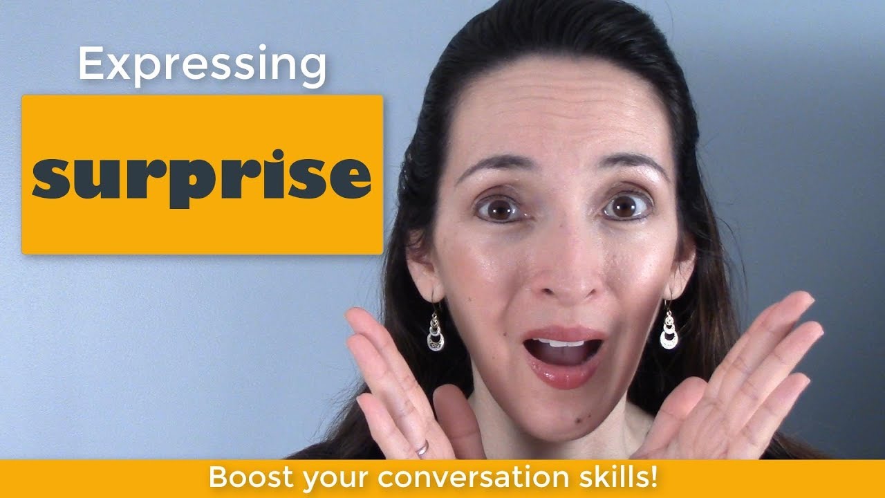 Conversation Skills Expressing Surprise in English 