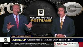 NCAA CFP   Kirk Herbstreit reacts to Georgia routing TCU to win CFP National Championship