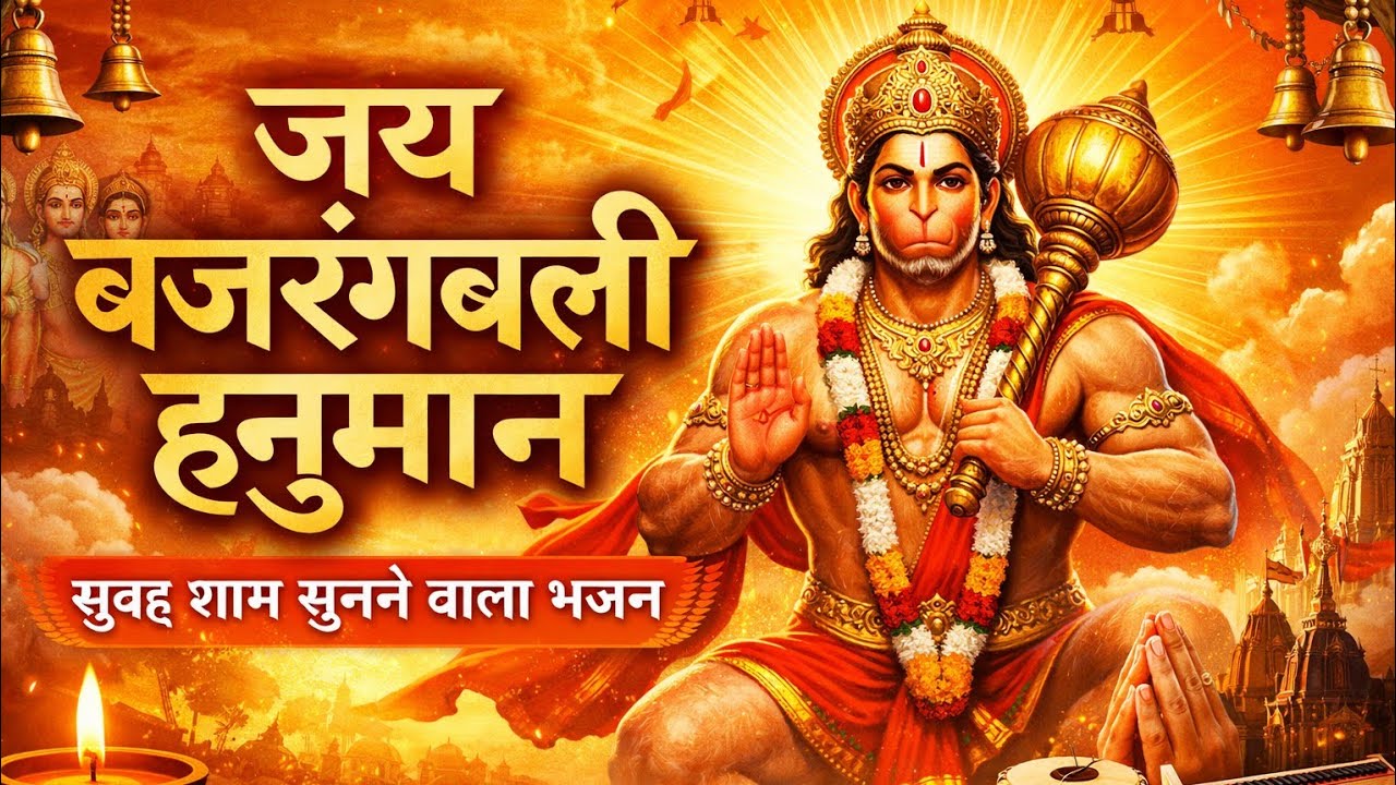 जय बजरंगबली हनुमान 🙏 | सुबह शाम सुनने वाला हनुमान भजन | Sankat Mochan Hanuman Bhajan