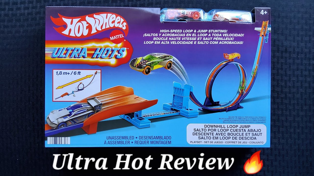 Hot Wheels Track Set, HW Ultra Hots Drop Shot Set