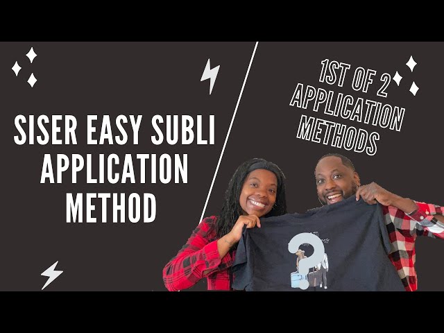 🎨 How to Use Siser EasySubli with Cricut 