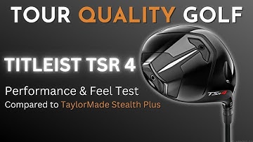 ABSOLUTE BEAST DRIVER! Titleist TSR4 vs TaylorMade Stealth Plus Driver