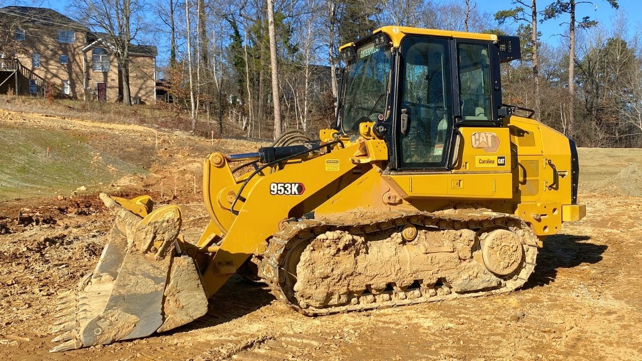 HOW TO operate a CAT 953 TRACK LOADER (POV) - YouTube