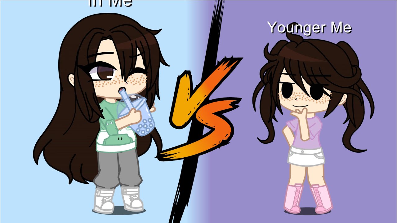 Old me vs me now// old Gacha trend - YouTube