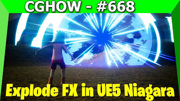 Explode FX in UE5 Niagara Tutorial | Download Files