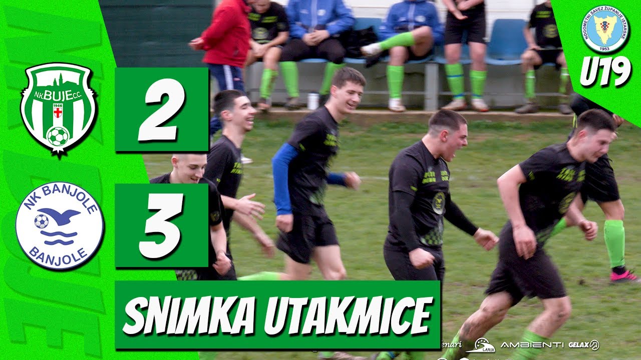 U19 / NK Buje 2:3 NK Banjole - snimka utakmice