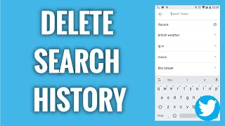 How To Delete Twitter Search History On Mobile screenshot 2