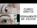 CURSO GRÁTIS DE PERMANENTE DE CÍLIOS