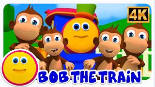 five little monkeys jumping bed nursery rhymes kids songs