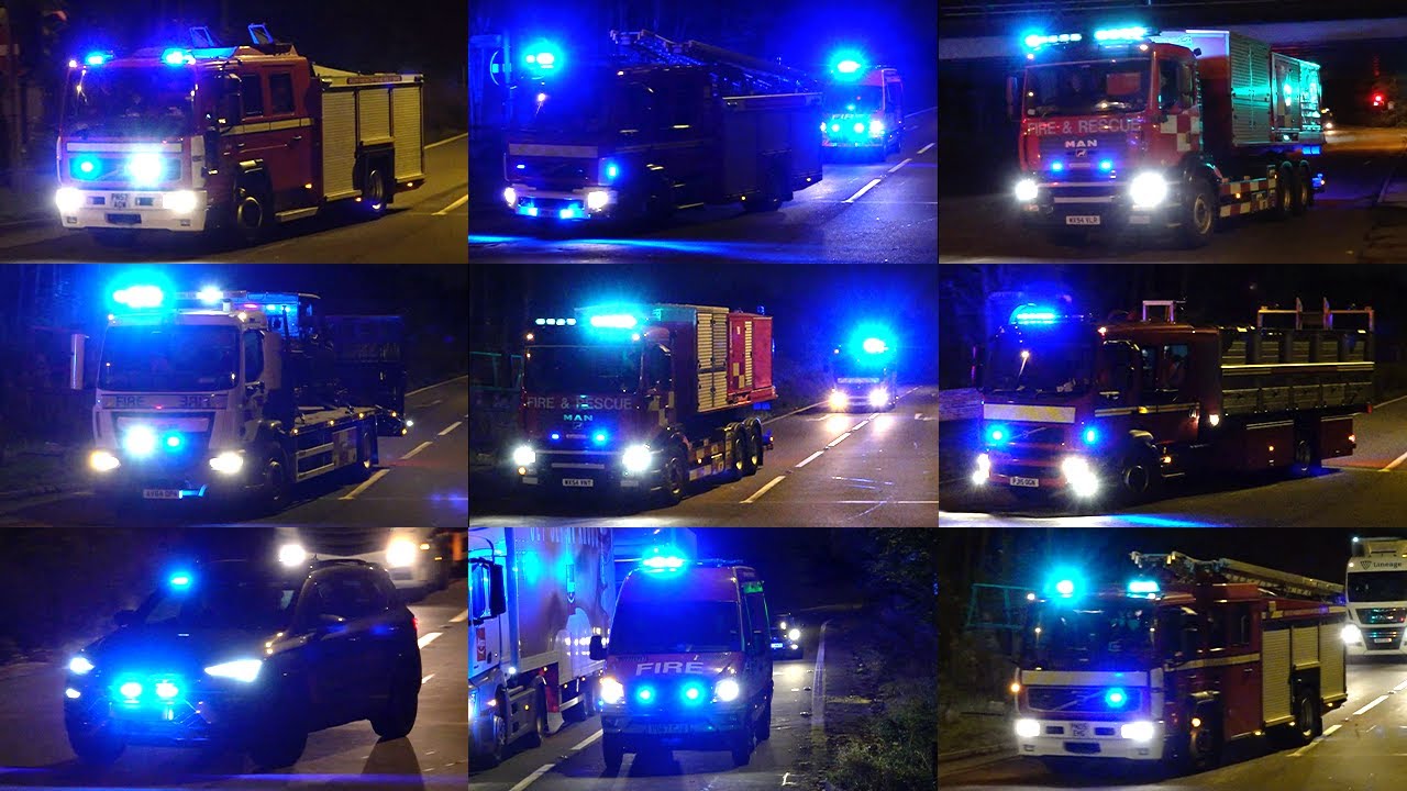 HUGE RESPONSE TO FIRE AT LANDFILL SITE - High Volume Pumps, Off-Road Vehicles, BA Unit, Unmarked Car