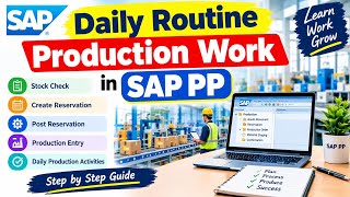 Daily Routine Production Work in SAP PP | Complete Step-by-Step Process