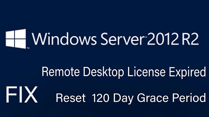 windows server 2012 r2 remote desktop license expired