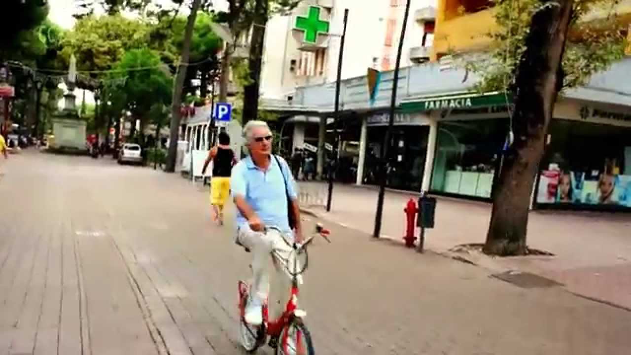 Italian Shopping Street of Lido Estensi